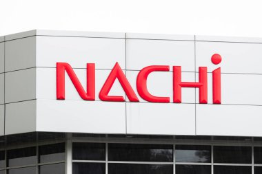 Novi, MI, ABD - 15 Mayıs 2022: Nachi America Inc., dünya çapında makine aletleri, kesici aletler, hidrolik ekipman üreticisi..