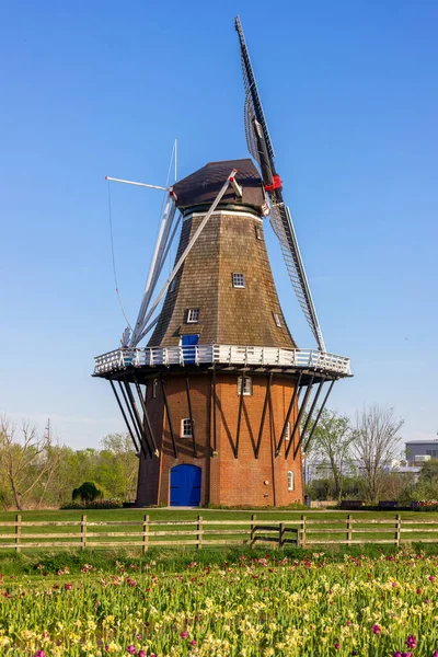 Windmill Island Gardens Holanda Michigan — Foto de Stock