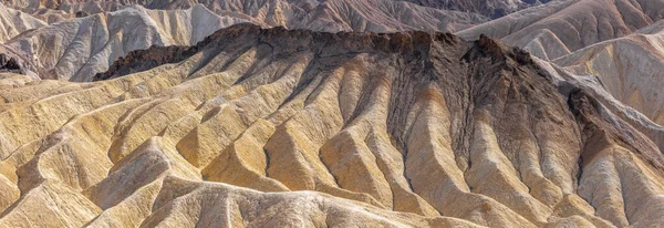 Tonformationen Zabriskie Punkt Death Valley Nationalpark — Stockfoto