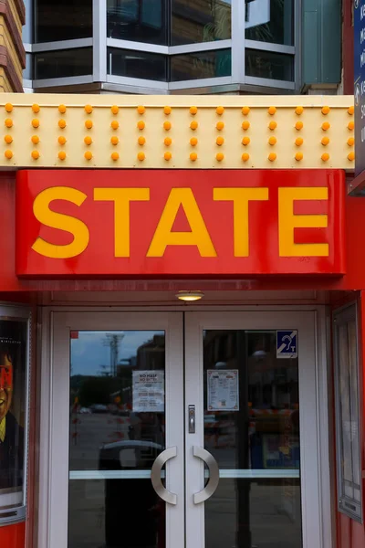 Ann Arbor Giugno 2022 Historic State Theater Palazzo Del Cinema — Foto Stock