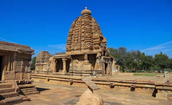 Lista Światowego Dziedzictwa Unesco Świątynia Sangameshwar Kompleks Świątynny Pattadakal Datowane — Zdjęcie stockowe