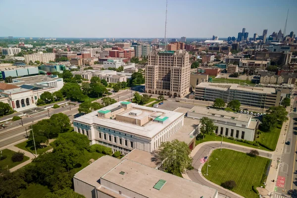 Detroit Michigan Usa May 2022 Wayne State University Welcome Center — Foto de Stock