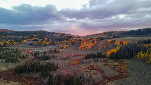 Scenic Autumn Landscape Soapstone Basin Uinta Wasatch Cache National Forest — 스톡 사진