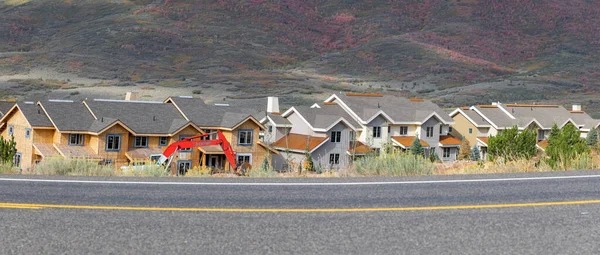 Heber City October 2021 New Home Construction Heber Valley Utah — Stockfoto