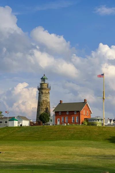 Fairport Harbor Ohio Usa Července 2022 Fairport Marine Museum Lighthouse — Stock fotografie