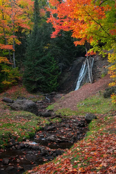 Haven Falls Copper Harbor Michigan Upper Peninsula Autumn Time — Stock Photo, Image