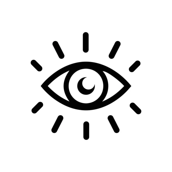 Eye icon. Eye icon isolated on white background — ストックベクタ