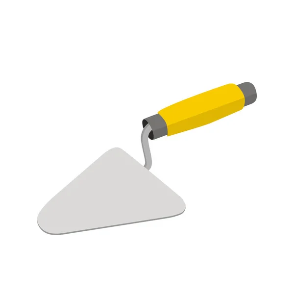 Working Spatula Icon White Background Vector Illustration — Stok Vektör