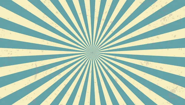 Ретро Солнце Фон Винтажные Лучи Солнца Векторная Иллюстрация — стоковый вектор