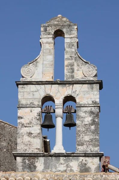 Orthodox bell tower in Corfu Stock Photo