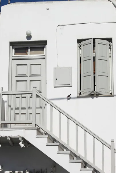 Casa típica em Mykonos — Fotografia de Stock