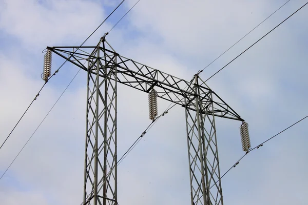 Power line tower — Stock Photo, Image