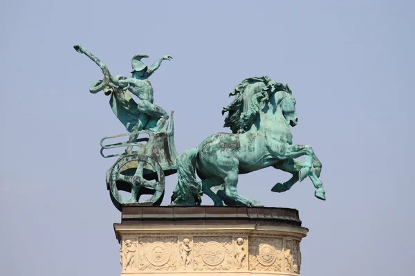 Statua allegorica della guerra — Foto Stock