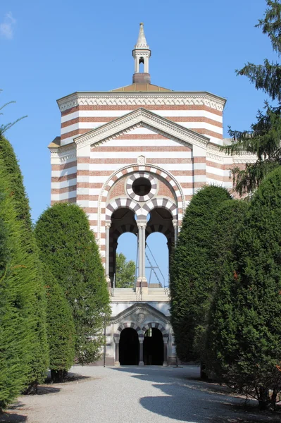 Monumental cemetery i Milano — Stockfoto