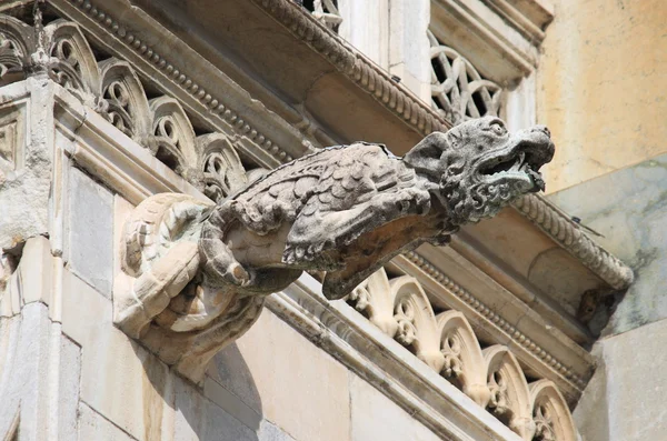 Gargoyle a Monza cattedrale, Italia — Foto Stock