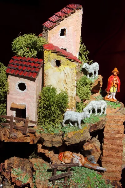 Presepe napoletano — Foto Stock