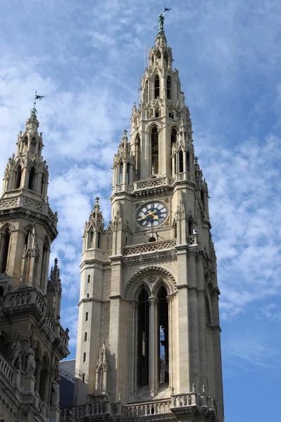 Vienna City Hall main tower — Stock Photo, Image