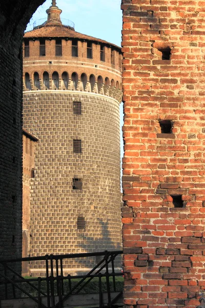 Milaan kasteel bastion — Stockfoto