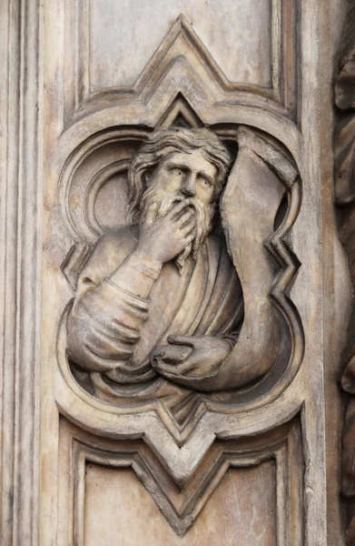 Basrelief a Bigallo Loggia-Firenze — Stock Fotó