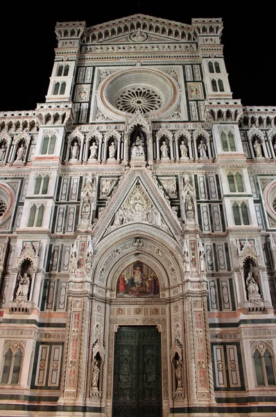 Catedral de Florença à noite — Fotografia de Stock