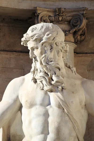 Oceanus dans la fontaine de Trevi — Photo