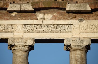 Satürn Tapınağı Roma detay