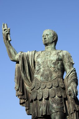 Statue of emperor Nerva clipart