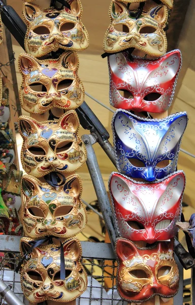 Máscaras de carnaval venecianas — Foto de Stock