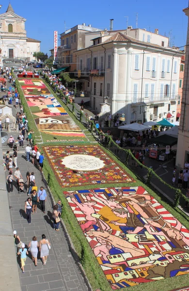 Infiorata genzano — Stock fotografie