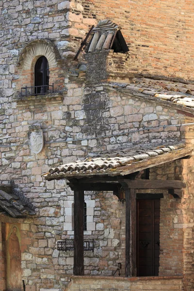 Esquina medieval en Asís — Foto de Stock