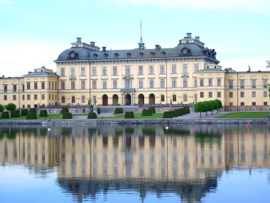 Drottningholm Palace in Stockholm clipart