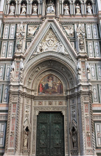 Main portal of Florence cathedral — Stock Photo, Image