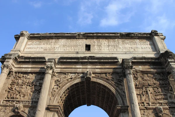 Boog van septimius severus in rome — Stockfoto