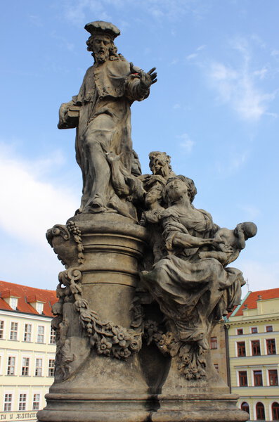 Statue of St. Ivo in Prague
