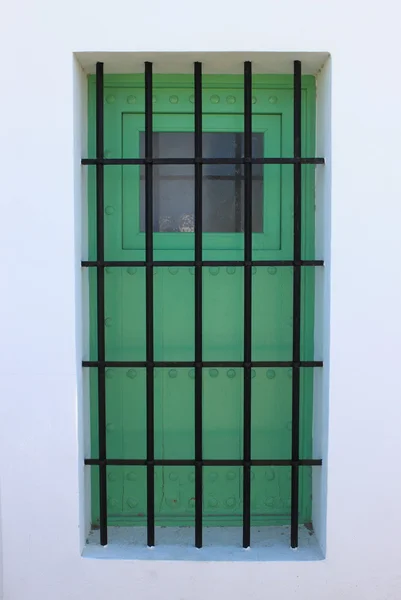 Fenster eines Gefängnisses — Stockfoto