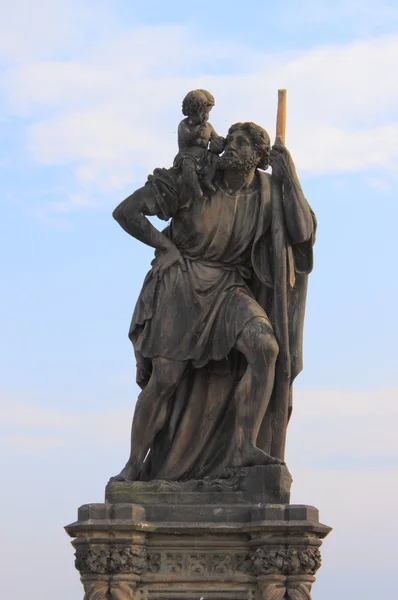 Saint Christopher statue — Stock Photo, Image