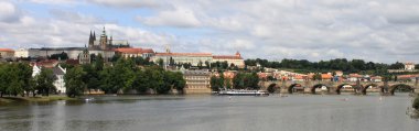 Prag 'ın panoramik görünümü