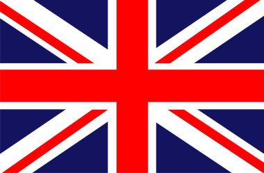 Flag of UK clipart