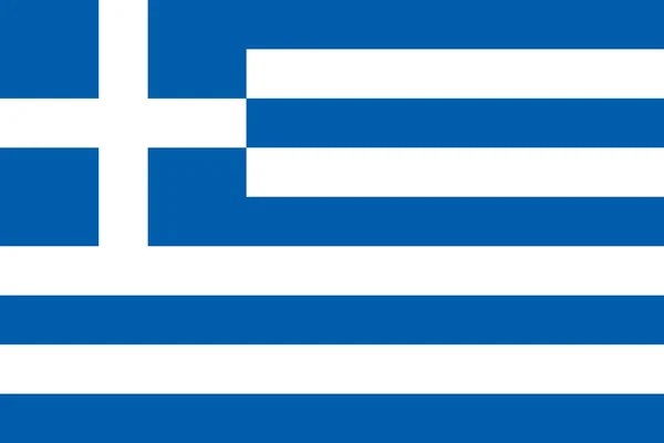 그리스의 깃발 — 스톡 사진