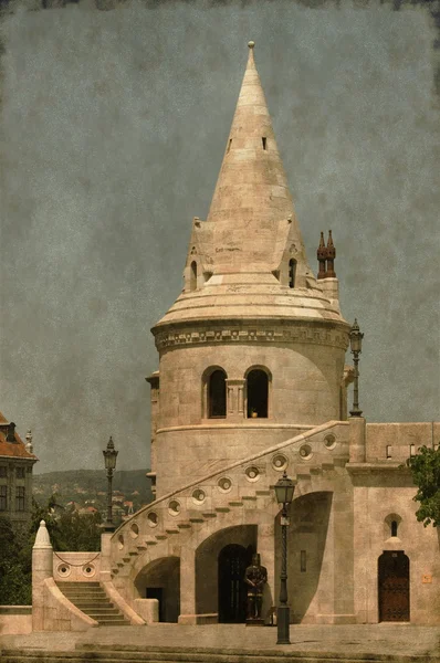 Fifeman Bastion в Будапеште - Винтаж — стоковое фото