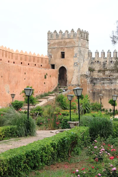 Jardines andaluces en Rabat — Foto de Stock