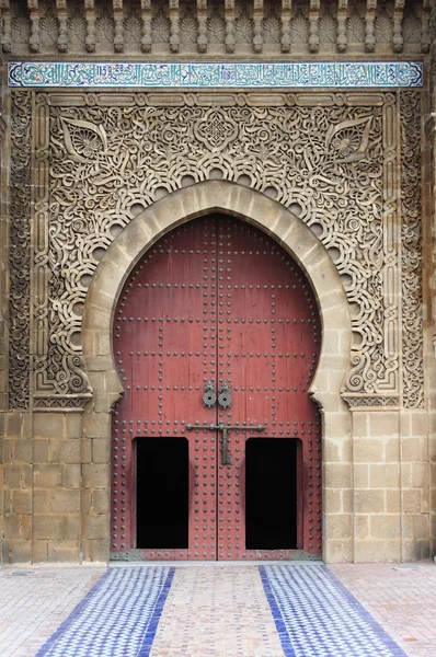 Mausoleo di Mouley Ismail a Meknes — Foto Stock