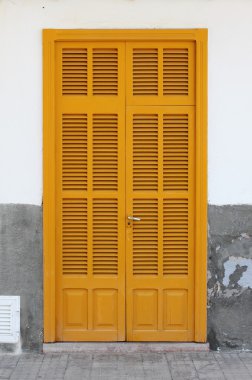 Italian style house entrance clipart