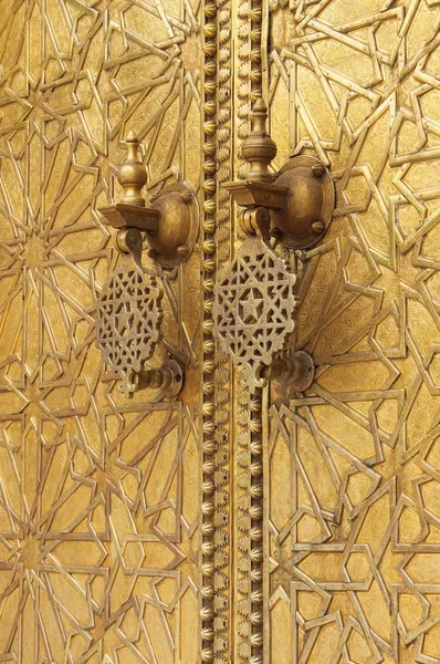 Golden door knockers — Stock Photo, Image