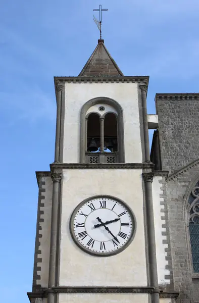 San martino al cimino, saat kulesi — Stok fotoğraf