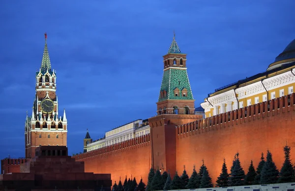 Red Square of Moscow by night — Stock Photo, Image