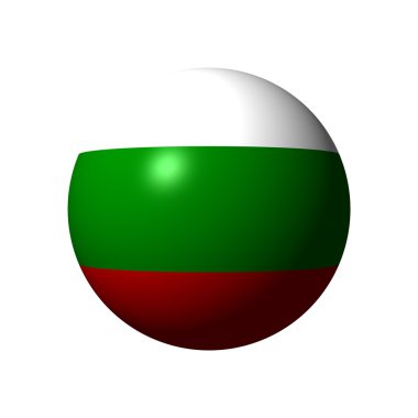 Bulgaristan bayrağı ile Küre