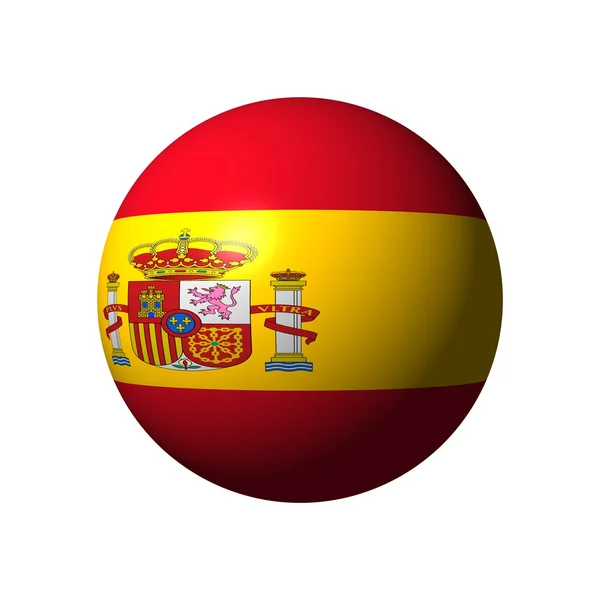 Esfera con bandera de España —  Fotos de Stock