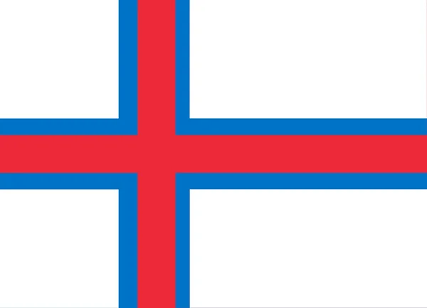 Bandiera delle isole Faroe — Foto Stock