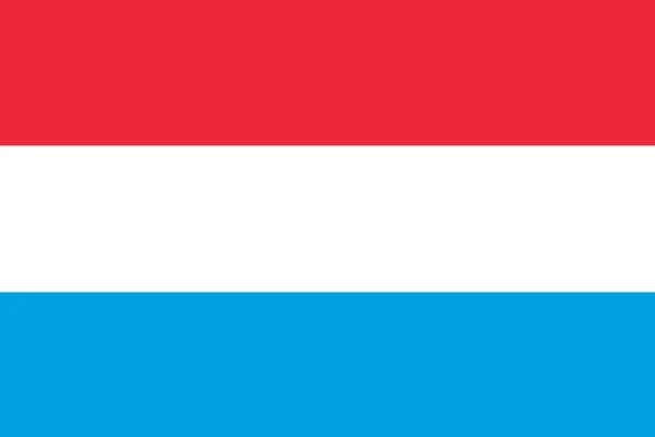 Bandeira do Luxemburgo — Fotografia de Stock